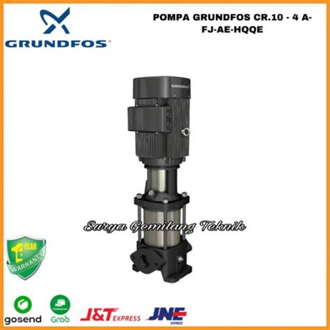 Jual Pompa Grundfos Cr 10 4 A Fj Ae Hqqe Pompa Vertical Multistage Pump Shopee Indonesia