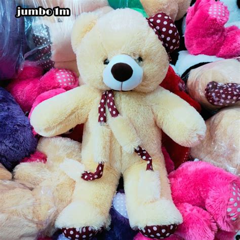 Jual Boneka Teddy Bear Jumbo 1 Meter Boneka Beruang Besar Shopee