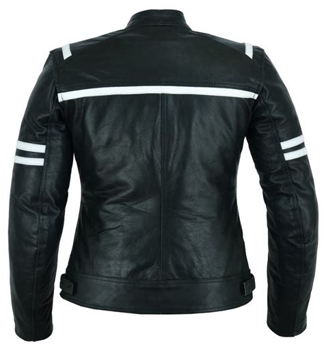 Lvc Vintage Chaqueta De Cuero Para Moto Mujer D S Moto