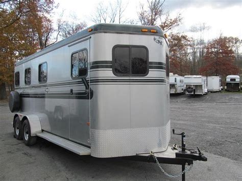 2005 Hawk 3hbp Slant Horse Trailer Horse Stock Utility Car