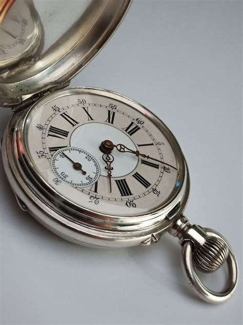 Savonette Silber Pocket Watch NO RESERVE PRICE Homme Catawiki