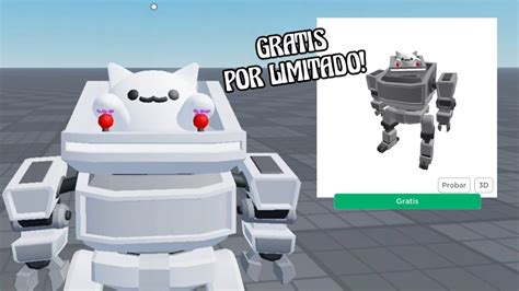 RÁPIDO CONSIGUE A EL GATO MECH GRATIS en ROBLOX POR TIEMPO LIMITADO