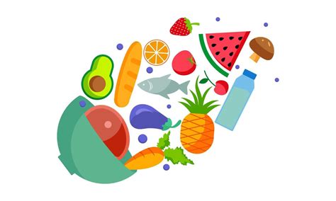 día mundial de la alimentación ilustración de alimentación saludable