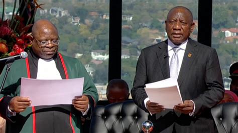 Ramaphosa Sworn In For Second Full Term As President Tv Brics