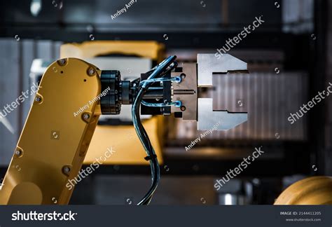 Robotic Arm Production Lines Modern Industrial Stock Photo 2144411205 ...