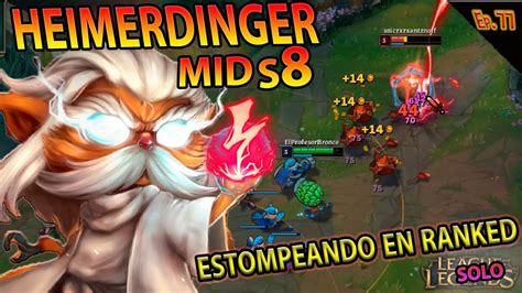 Heimerdinger Mid S Estompeando En Ranked Contra Miss Fortune