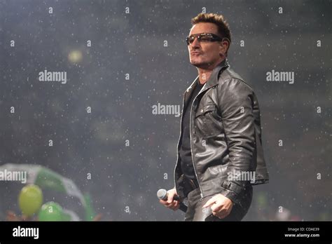 U2 Live At Luzhniki Stadium Of Moscowpictured U2 Vocalist Bono Stock