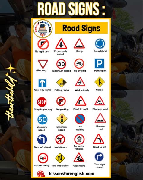 Driving Test Questions And Road Safety Signs