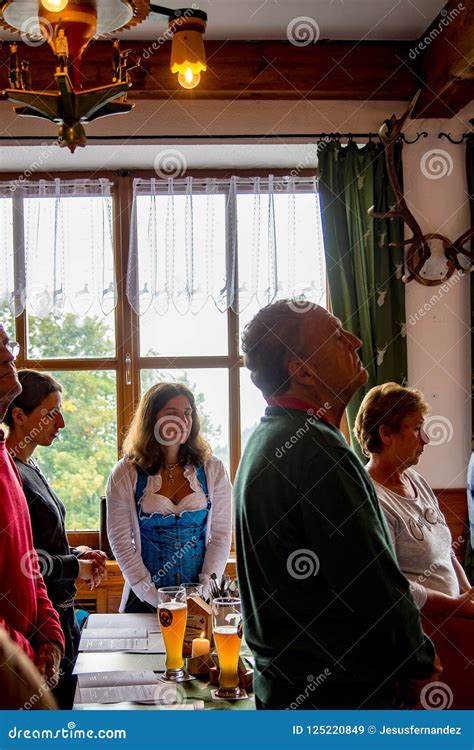 People Praying In A Restaurant Editorial Stock Image Image Of Beer