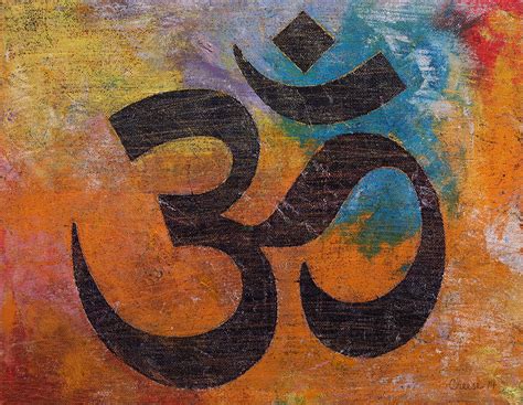 Om Painting By Michael Creese