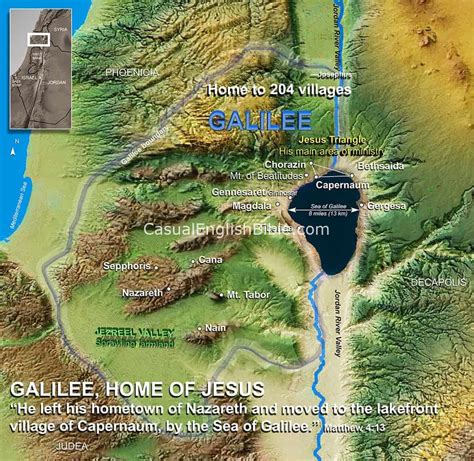 Matthew Maps Casual English Bible