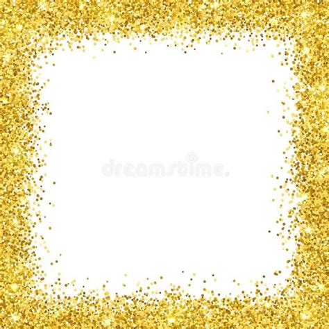 Gold Glitter Border Designs