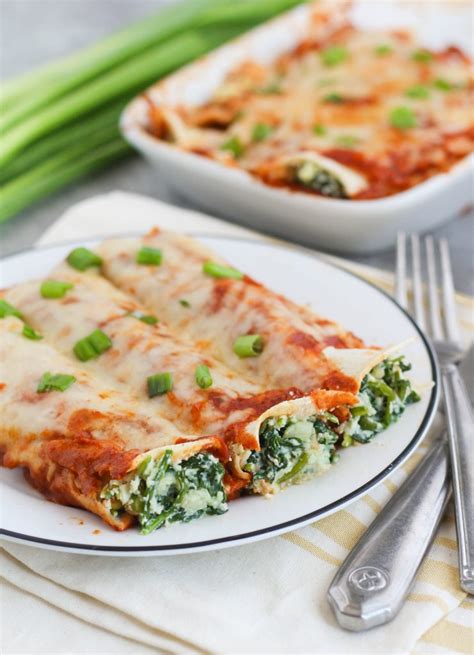 Vegetarian Spinach Enchiladas Zen And Spice