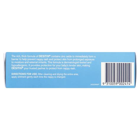 Buy Desitin Rapid Protection Nappy Rash Barrier Ointment 100g Online At