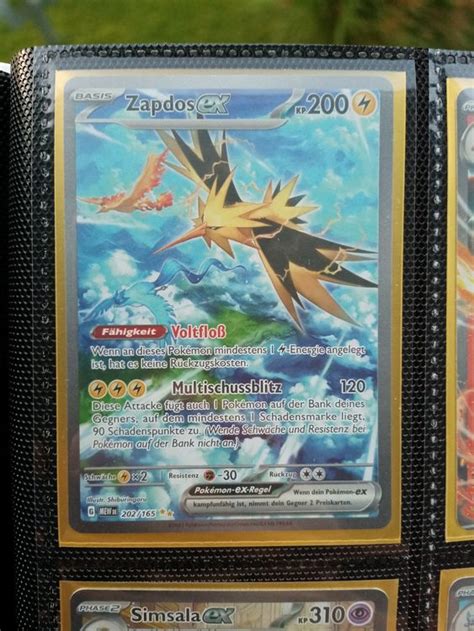 Zapdos Ex Alternate Art Deutsch Pokemon Mew Kaufen Auf Ricardo