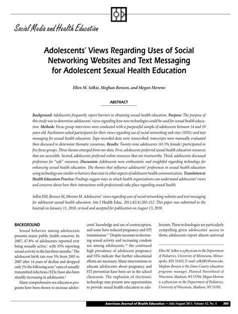 Pdf Adolescents Views Regarding Uses Of Social Networking Websites