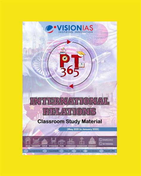 Vision Ias Pt Classroom Study Material International Relations