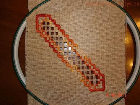 Хардангер: Закладка с мальтийскими крестами. Обсуждение на LiveInternet ...