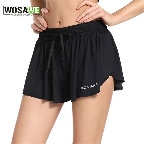 Wosawe Women S Cycling Skirt Shorts Padded Mini Dress Tight Underwear