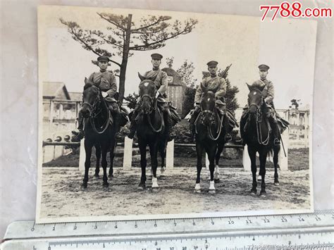 民国抗战时期日本鬼子骑兵满洲派遣出发合影原版老照片2张 价格80元 Se84859235 老照片 零售 7788收藏收藏热线