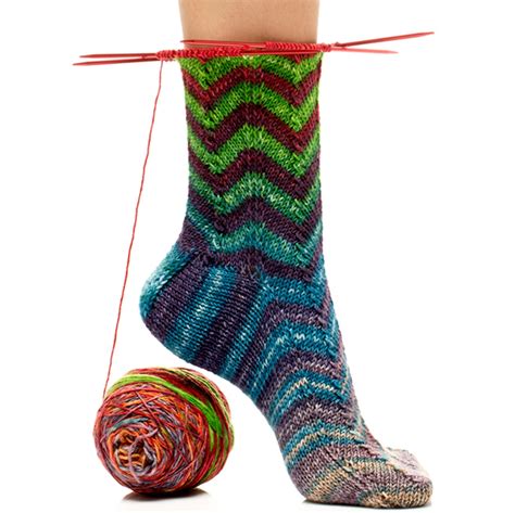 Uneek Sock Knitting Kit from Urth Yarns, Knit Knee High Self Striping ...