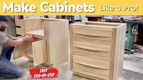 Build Cabinets The Easy Way Natural Wood Cabinets Youtube