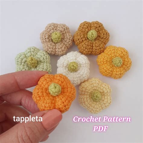 Mini Pumpkin Crochet Pattern, Amigurumi Pumpkin Mini, Crochet Halloween ...