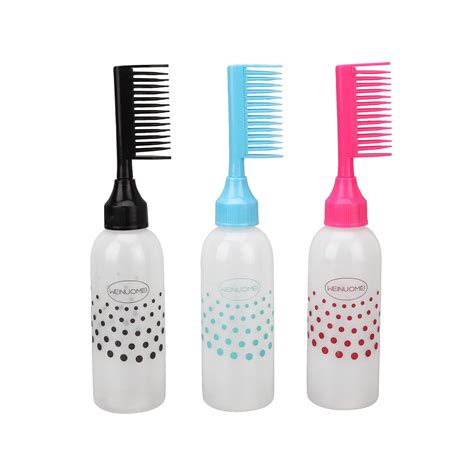 Hair Color Applicator Bottle With Root Selfie Comb Bellz Beauty Base