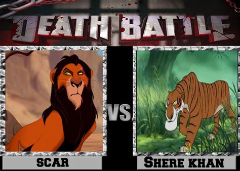 Death Battle: Shere Khan vs Scar by animalman57 on DeviantArt