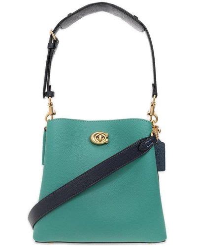 Green COACH Bucket bags and bucket purses for Women | Lyst