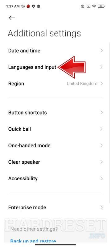 Cambiar El Idioma Del Teclado Redmi Note T Mostrar M S Hardreset Info