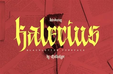 11 Best Blackletter Fonts To Make Your Designs Look Dramatic