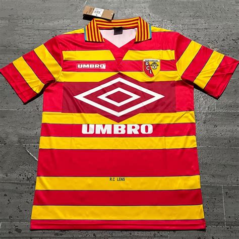 US 20 00 1997 1998 RC Lens Home Retro Soccer Jersey Gmkits4