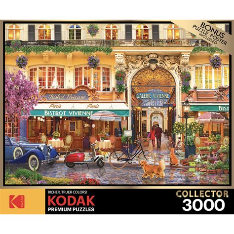 Cra Z Art Kodak 3000 Piece Bistrot Vivienne Adult Jigsaw Puzzle