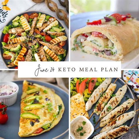 Keto Meal Plan Week 1 - Divalicious Recipes