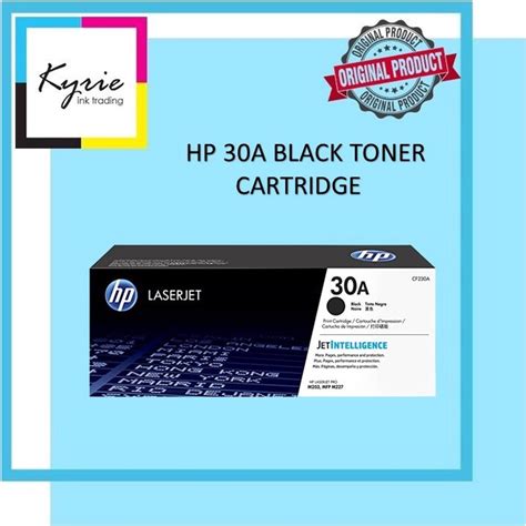 Hp 30a Black Original Laserjet Toner Cartridge Cf230a Hp30a Shopee Philippines