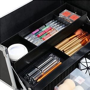 Yaheetech Makeup Train Case In Cosmetic Organizer Large