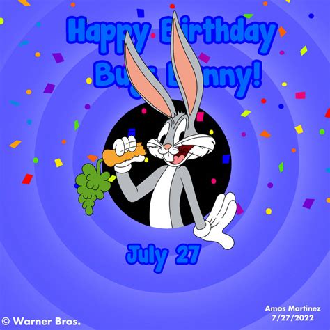 Happy Birthday Bugs Bunny 2022 By Artisticamos On Deviantart