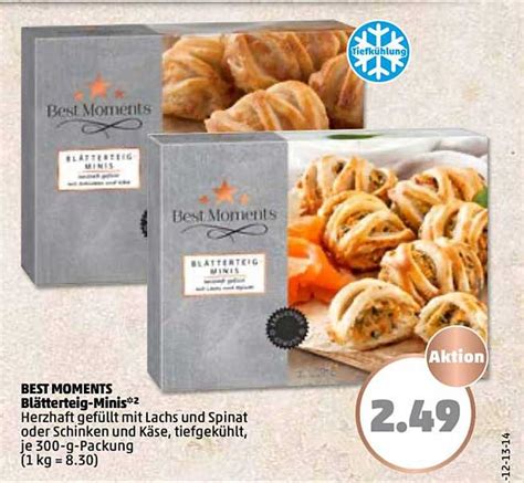 Best Moments Bl Tterteig Minis Angebot Bei Penny Prospekte De