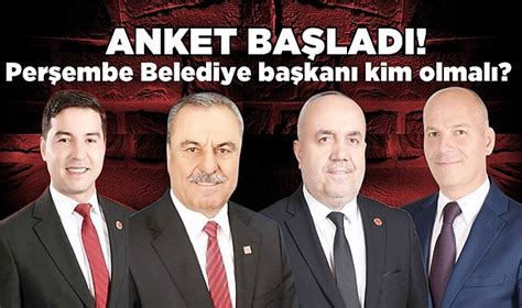 Anket başladı Perşembe Belediye Başkanı kim olmalı Gündem Çaycuma