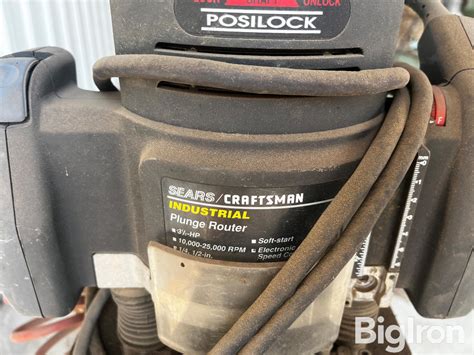 Sears Craftsman Plunge Router Bigiron Auctions