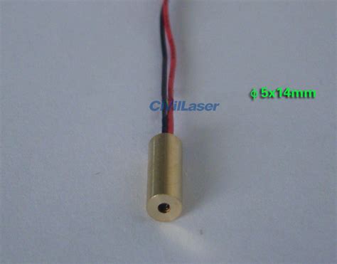 Small Size 635nm 5mW Red Laser Diode Module Point Positioning Indicator