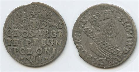 Polen 3 Gröscher Trojak 3 Grosze 1623 Krakau M 5408 Sigismund III