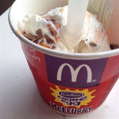 Cadbury Creme Egg McFlurry | Food, London food, American food restaurants