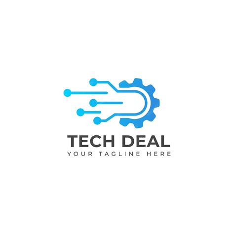 Premium Vector | Creative Tech Gear logo design