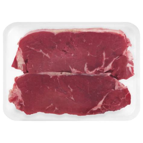 Usda Select Beef Boneless New York Strip Steak Thin Cut Super 1 Foods