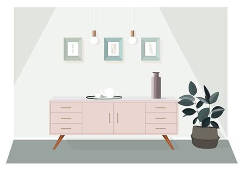 Modern Living Room Vector Art, Icons, and Graphics for Free Download