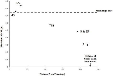 Differences In Site Elevation Above Mean Sea Level Amsl And Distance