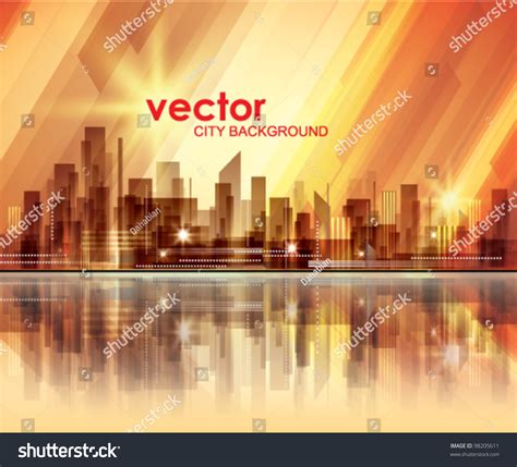 City Landscape Stock Vector (Royalty Free) 98205611