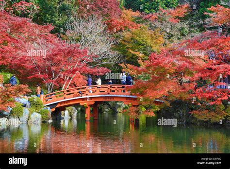 Bridge Daigo Ji Japan Asia Kansai Kyoto Japanese Landscape